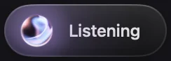 The pill reading Listening.
